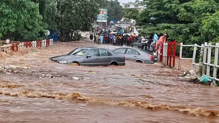 Inondations de ce samedi à Conakry