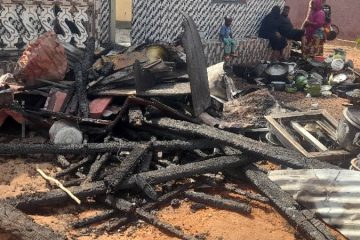 Kindia: un incendie électrique ravage deux maisons à Tapioka et à Sarakoleah